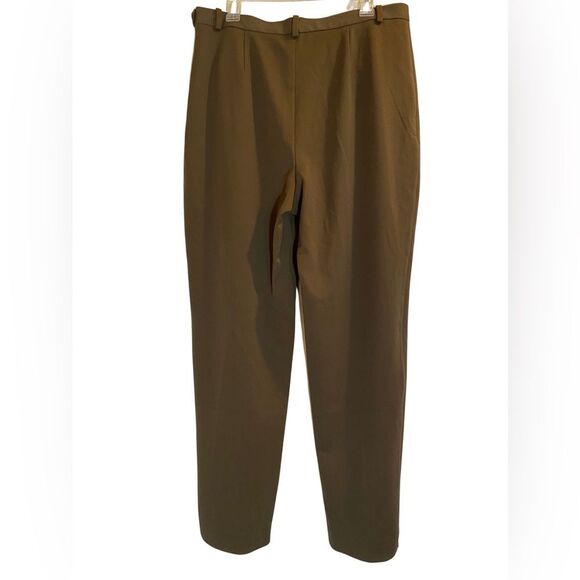 NWT Vintage Sigrid Olsen women’s classic dress pants. Brown. Size 16